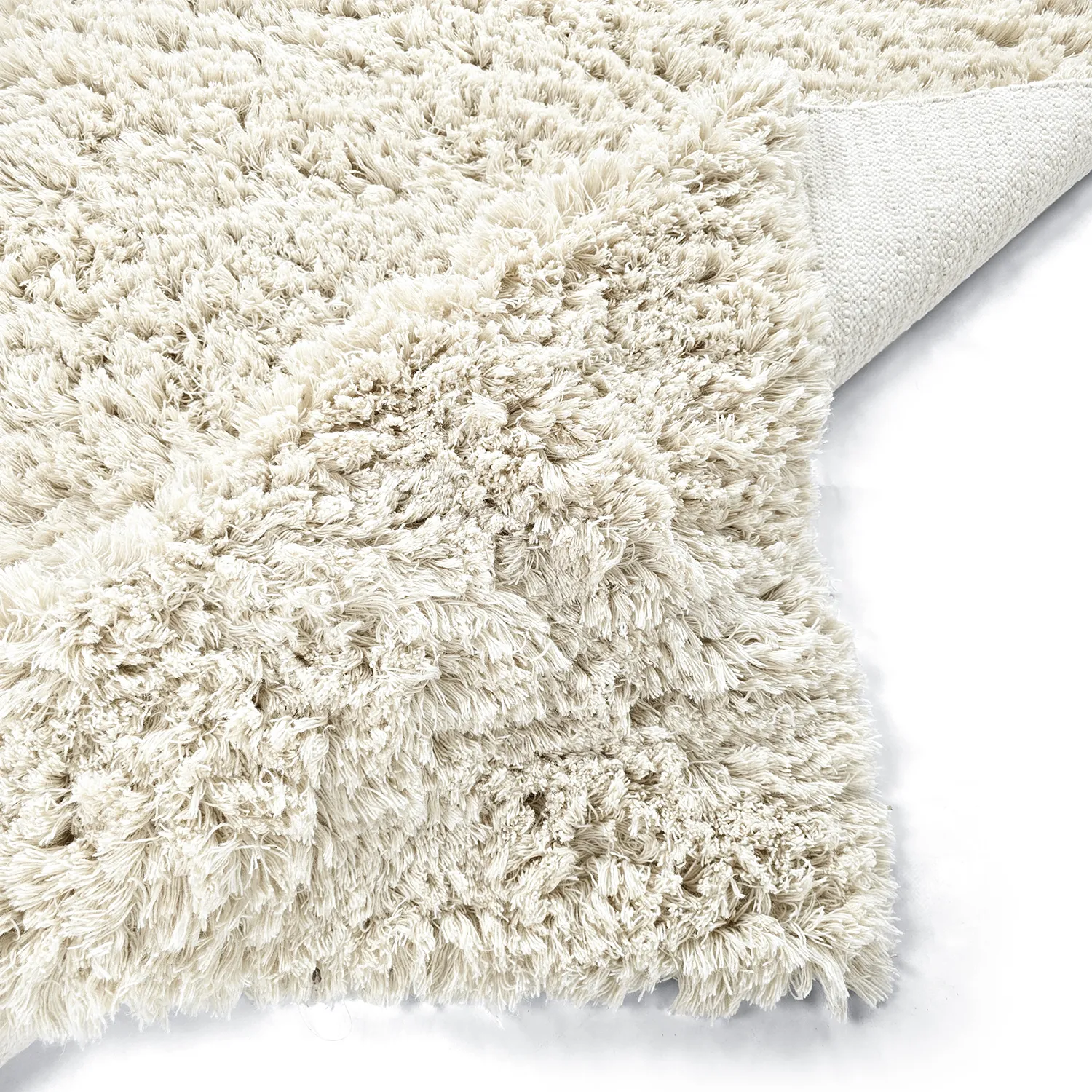 Ryetepper - Fassale Hand Woven Wool Shaggy (hvit)
