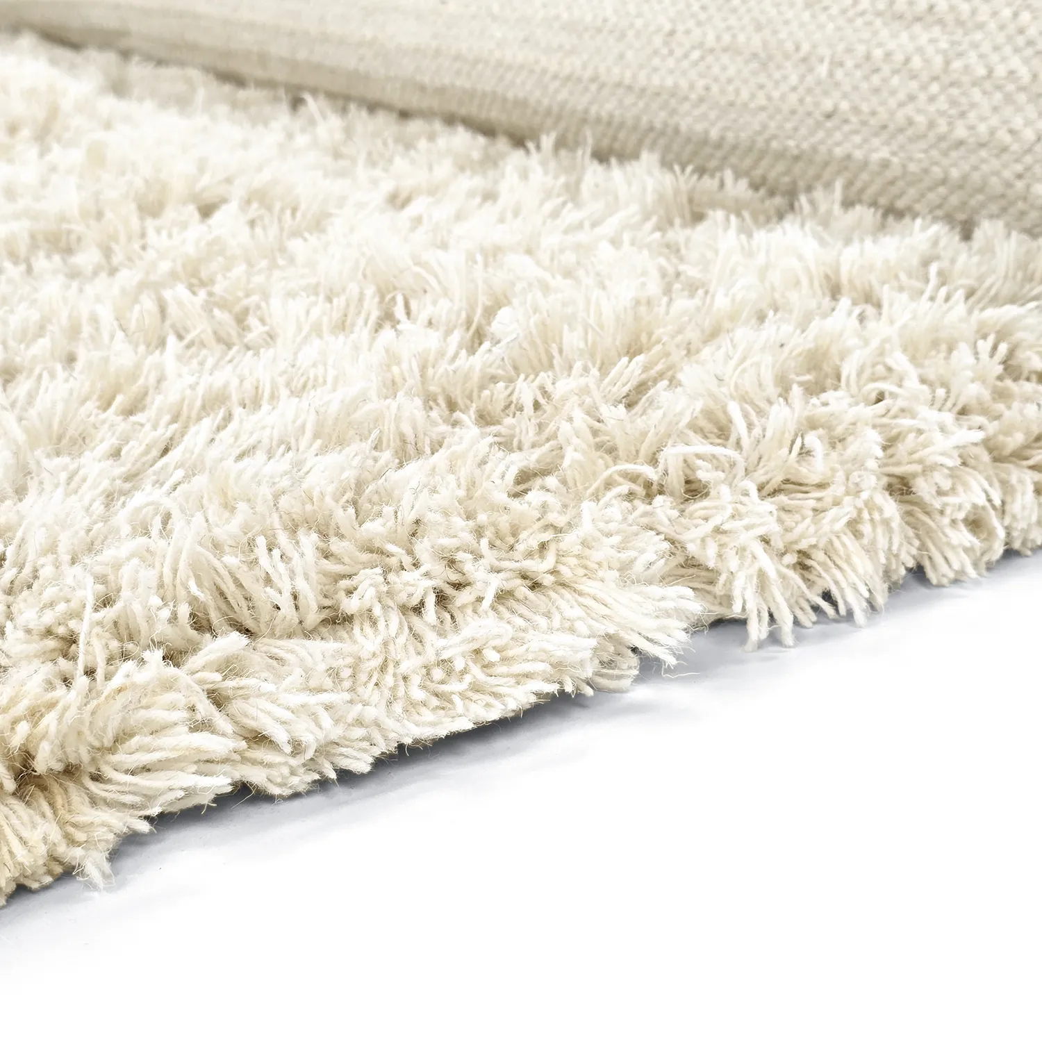 Ryetepper - Fassale Hand Woven Wool Shaggy (hvit)