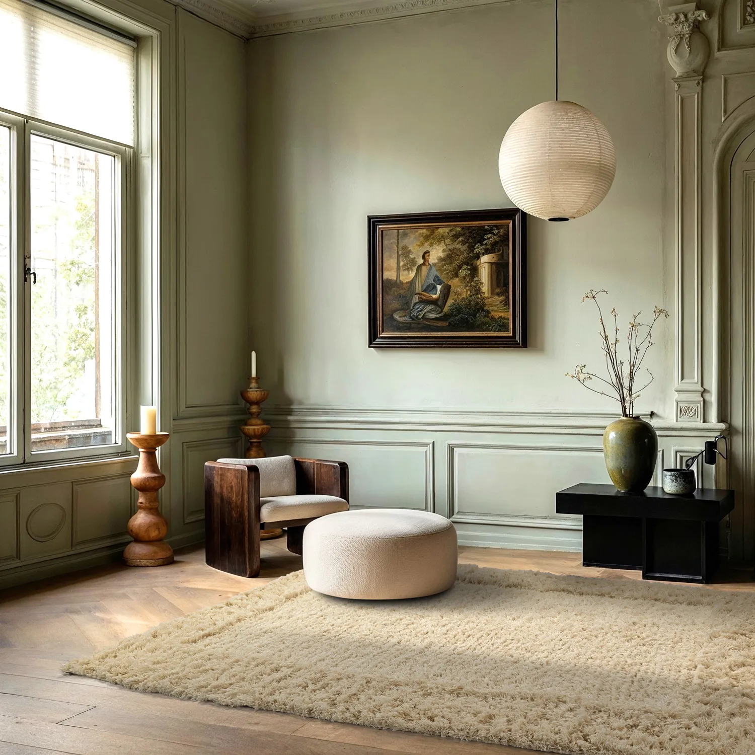 Ryetepper - Melilla Hand Woven Wool Shaggy (natur)