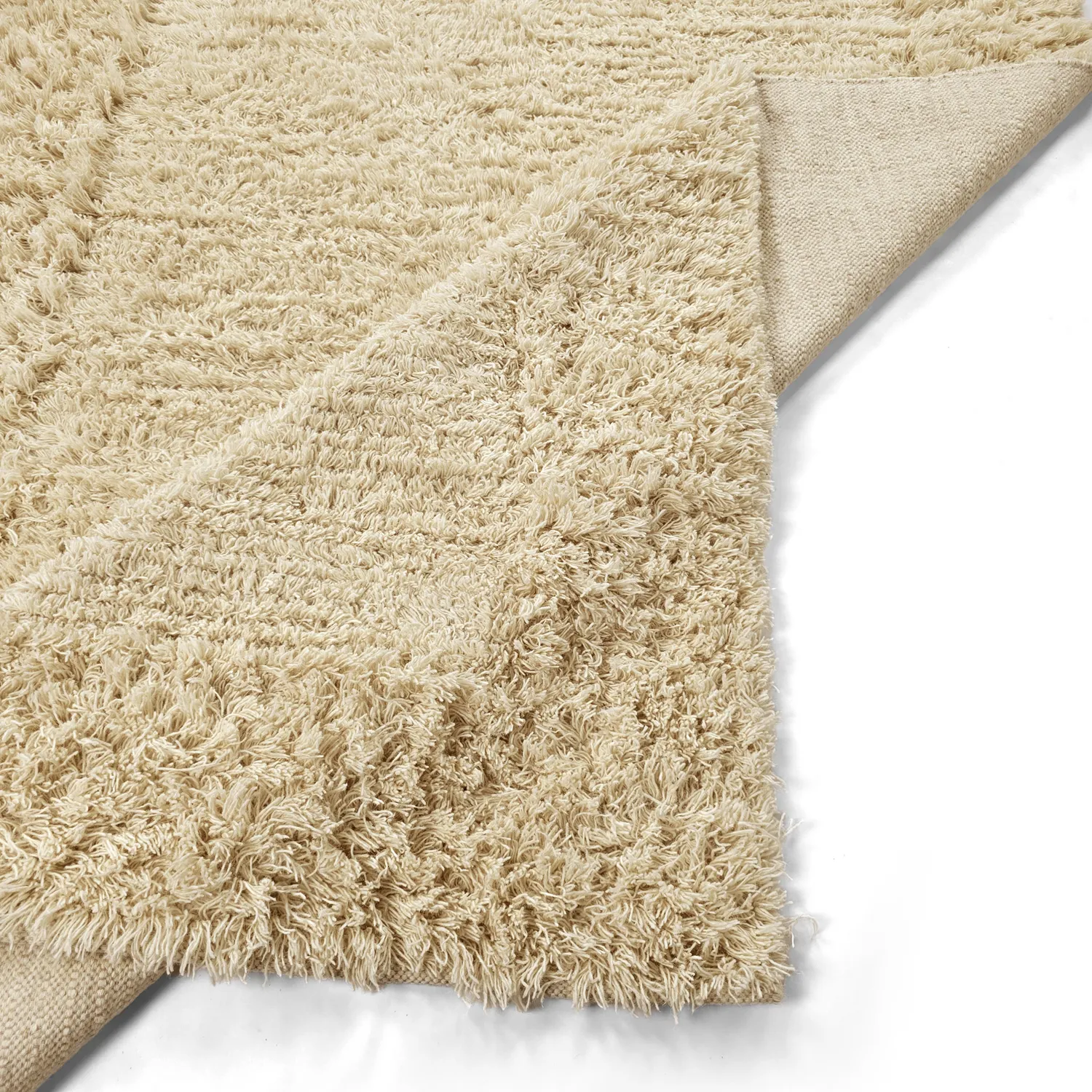 Ryetepper - Melilla Hand Woven Wool Shaggy (natur)