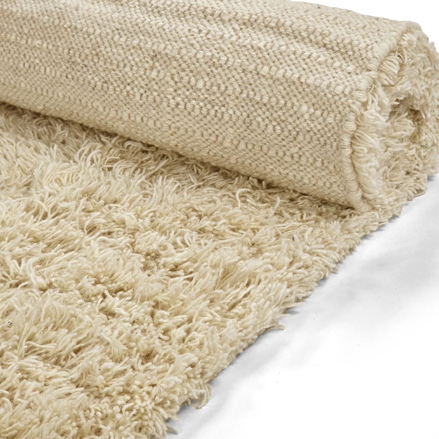 Ryetepper - Melilla Hand Woven Wool Shaggy (natur)