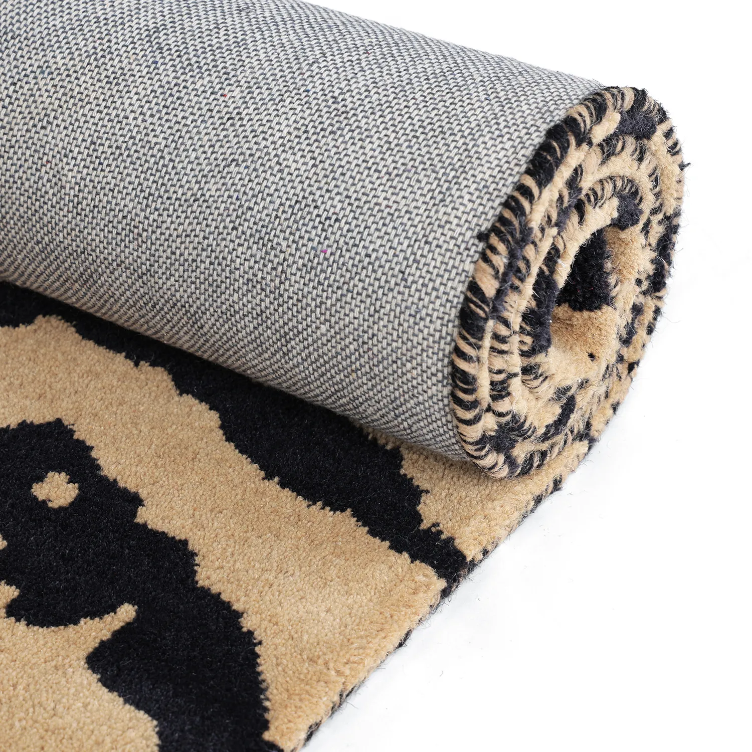 Ryetepper - Zebra Tufted Wool Premium (beige/svart)