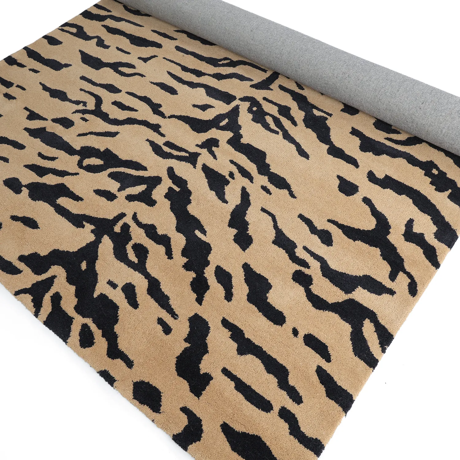 Ryetepper - Zebra Tufted Wool Premium (beige/svart)