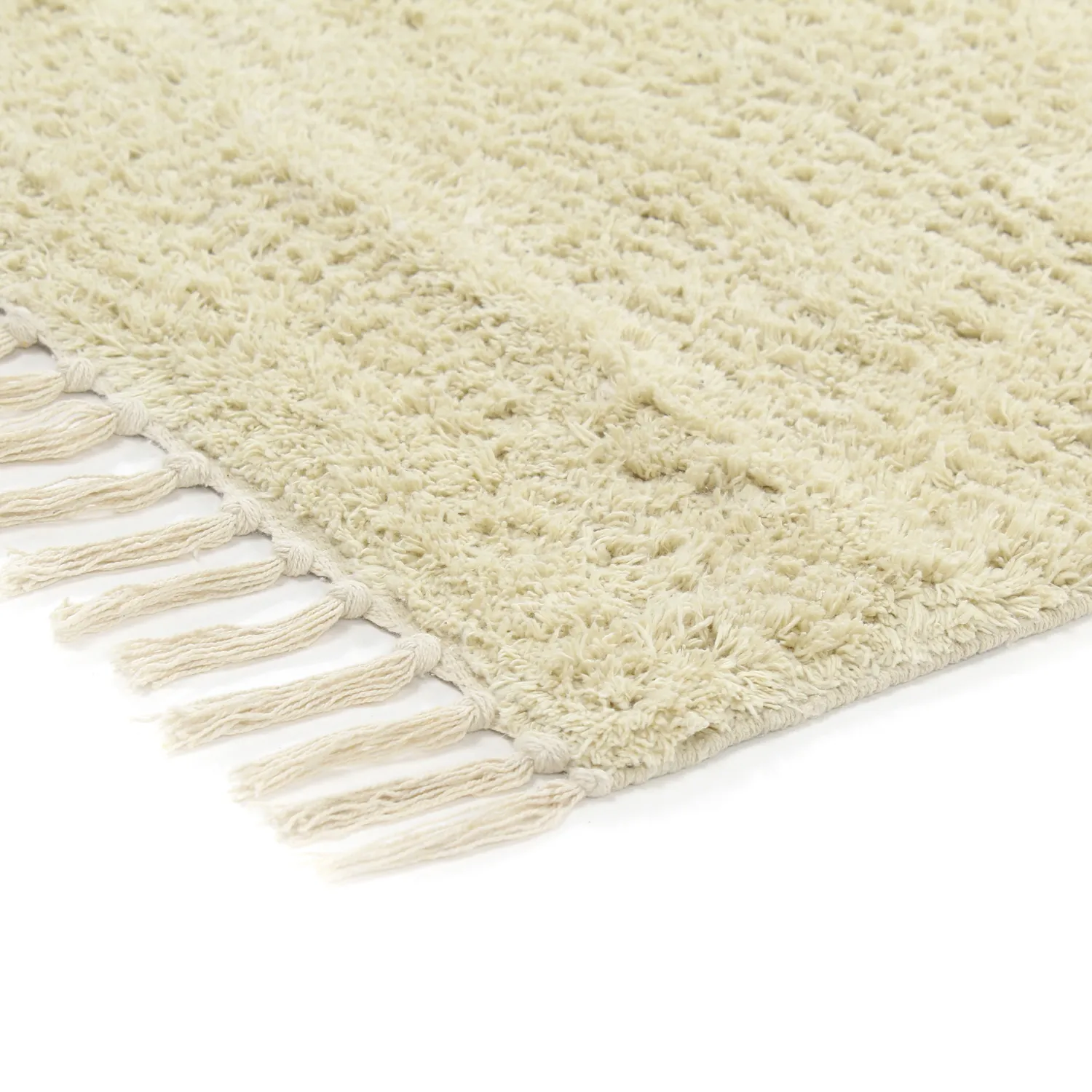 Ryetepper - Amira Natural Cotton Shaggy (beige/lilla)