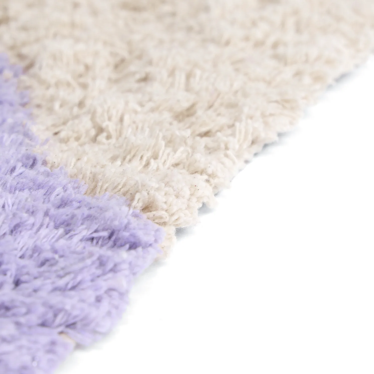 Ryetepper - Amira Natural Cotton Shaggy (lilla/beige)