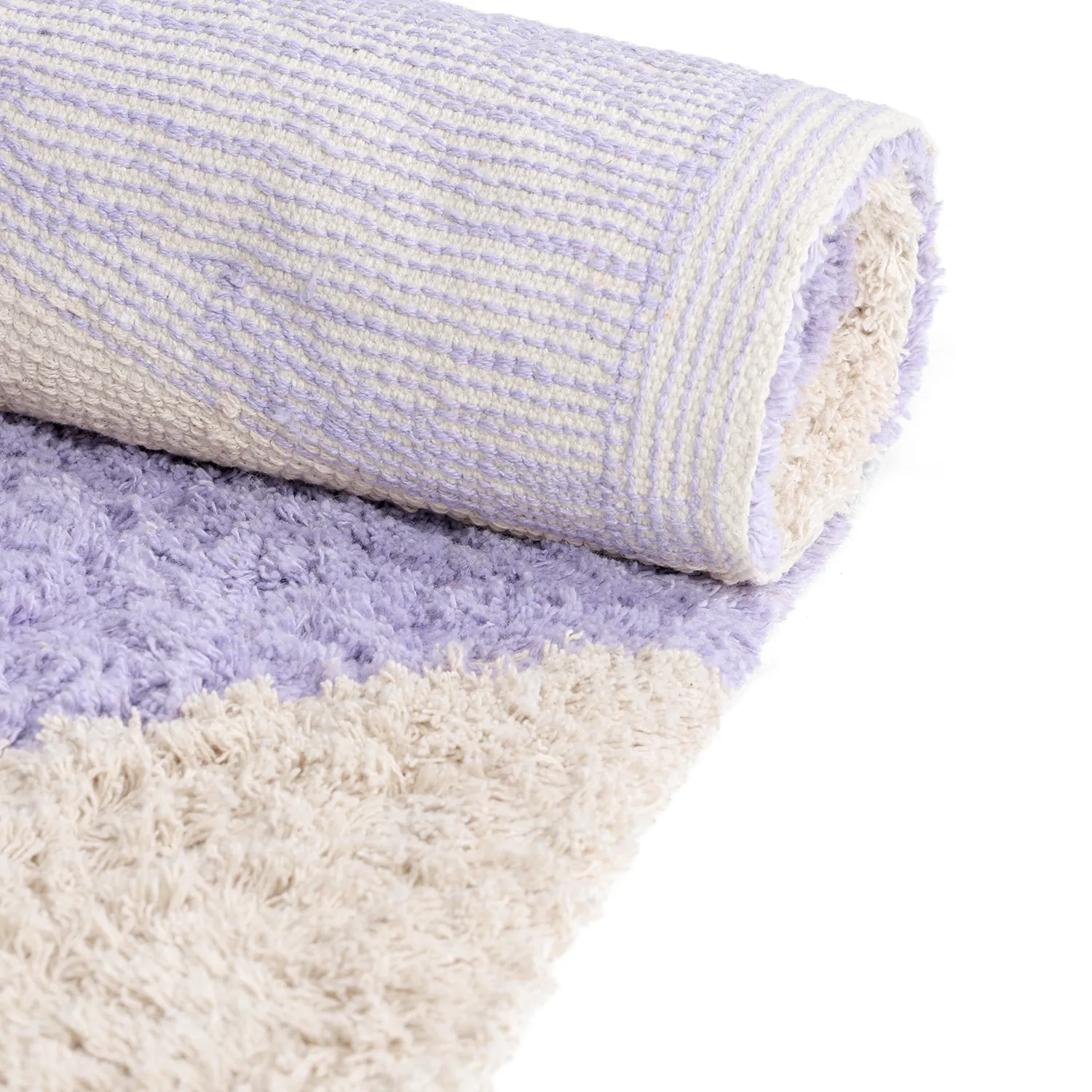 Ryetepper - Amira Natural Cotton Shaggy (lilla/beige)