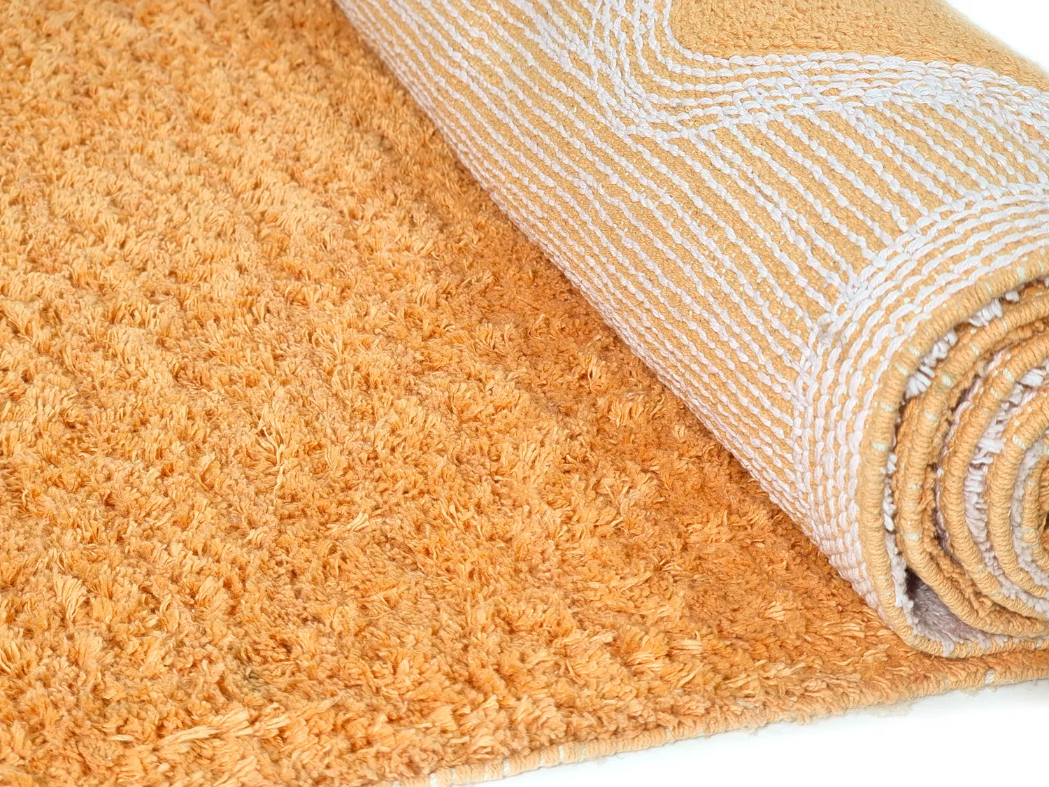 Ryetepper - Amira Natural Cotton Shaggy (oransje/rosa)