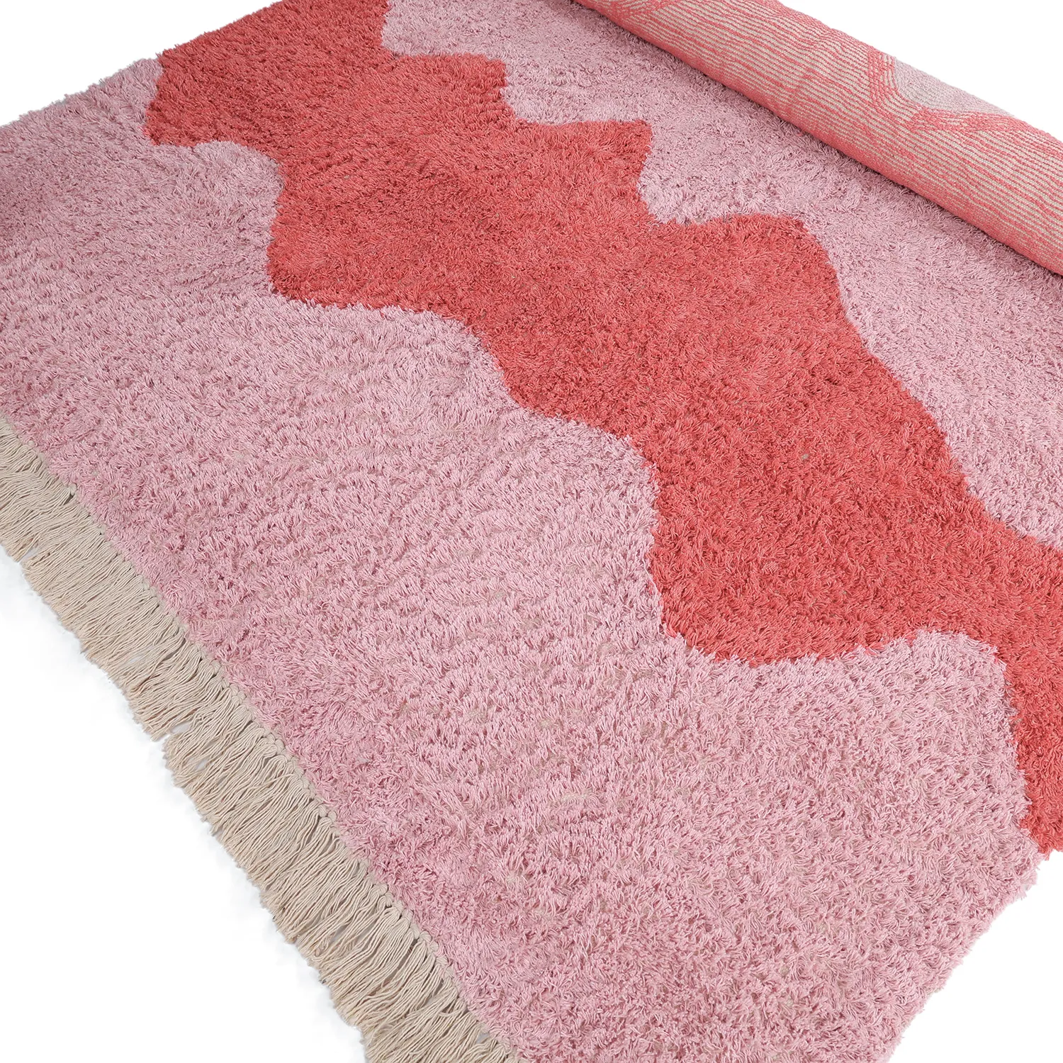 Ryetepper - Amira Natural Cotton Shaggy (rosa)