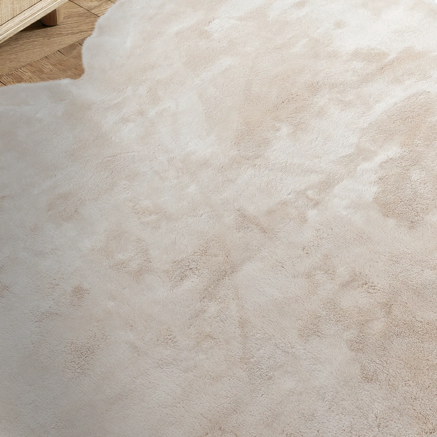 Barneteppe - Aranga Super Soft Heart (beige)