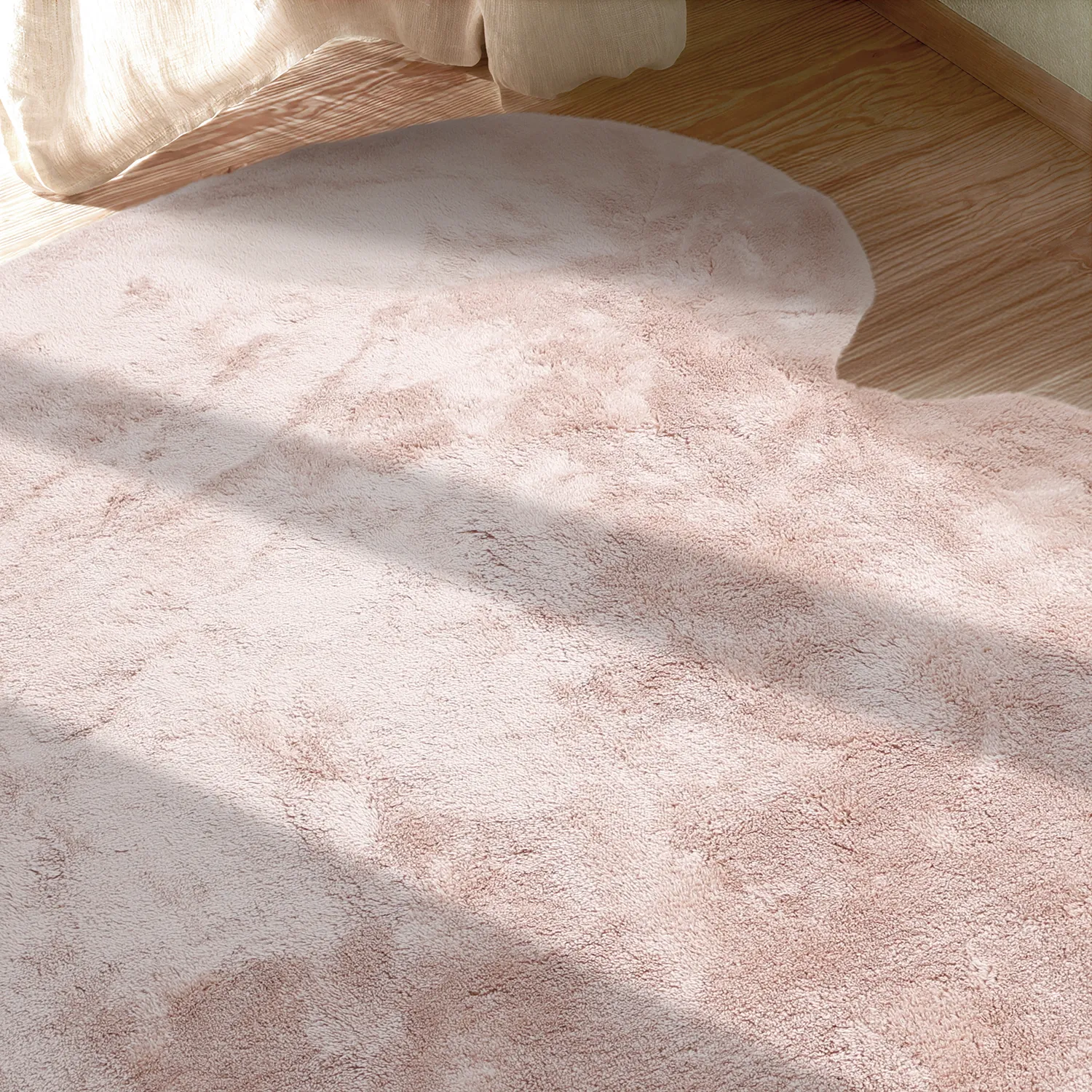 Barneteppe - Aranga Super Soft Heart (rosa)