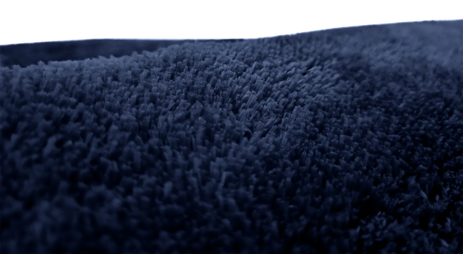 Runde tepper - Aranga Super Soft Fur (mørke blå)