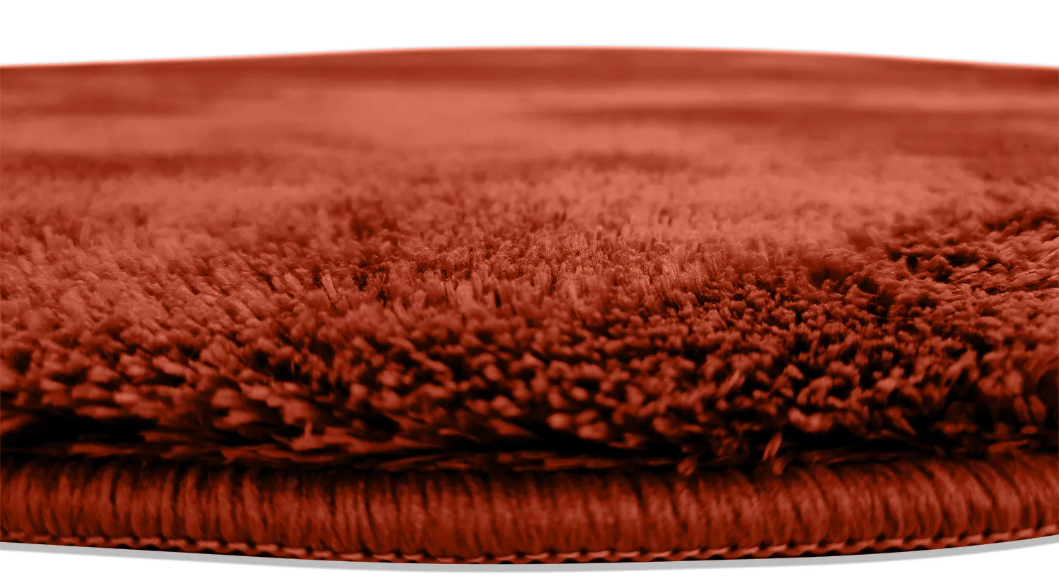 Runde tepper - Aranga Super Soft Fur (rød)