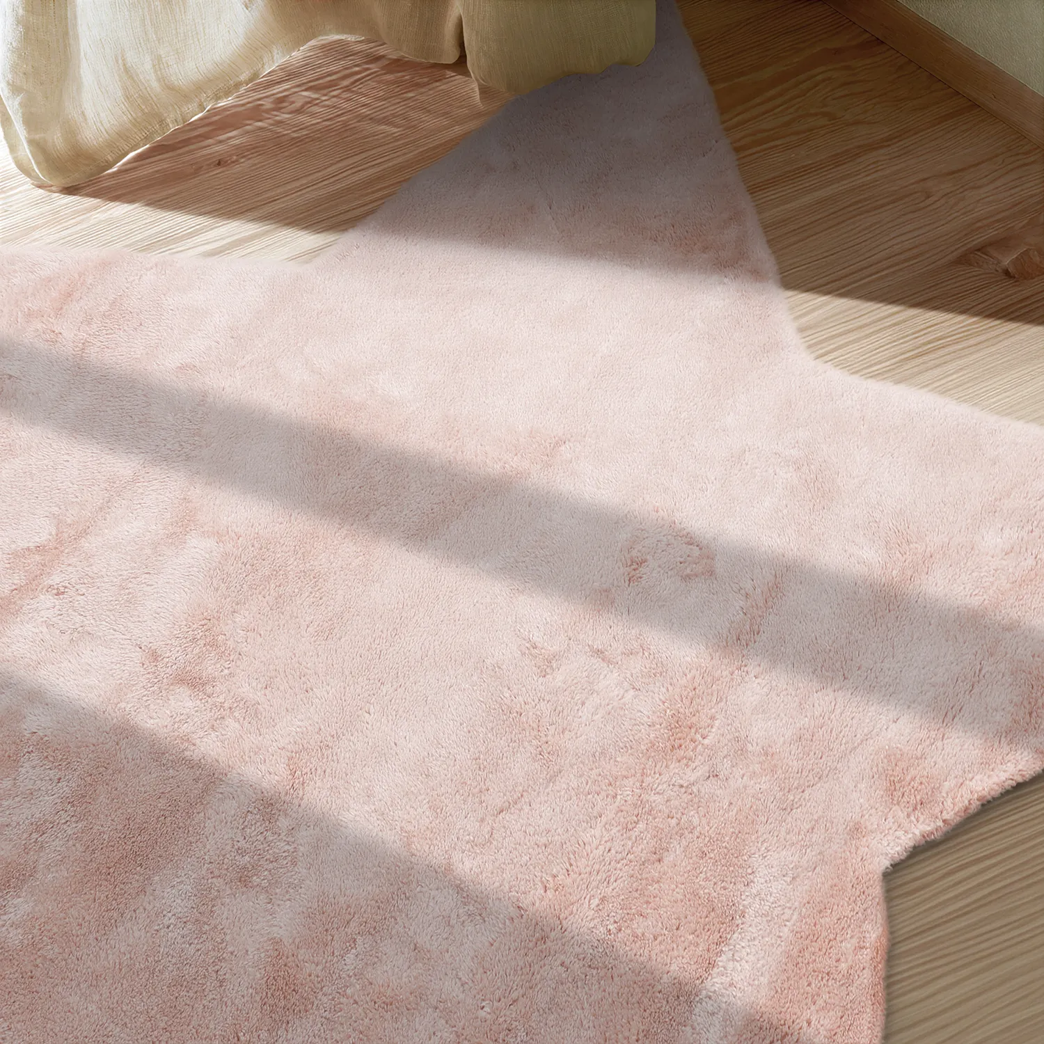 Barneteppe - Aranga Super Soft Star (rosa)