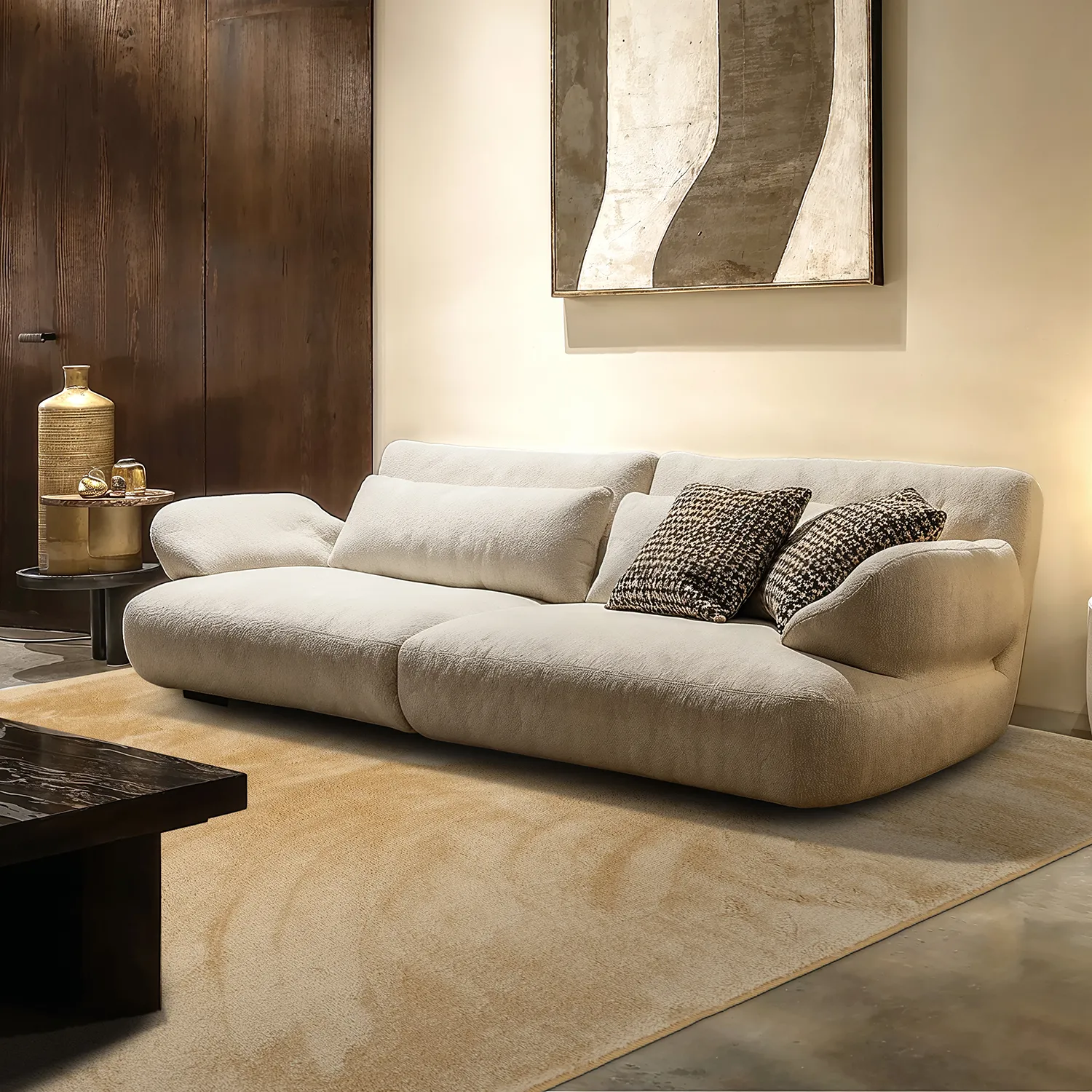 Ryetepper - Aranga Super Soft Fur (mørk beige)