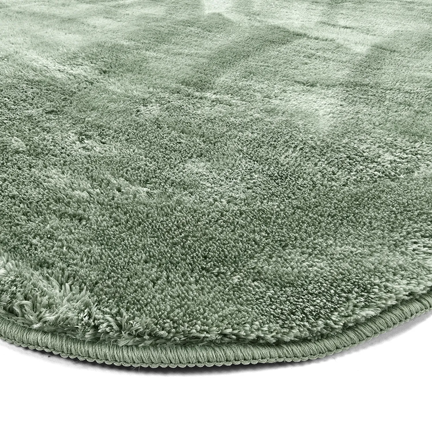 Bølget ryeteppe - Aranga Super Soft Fur (grønn)