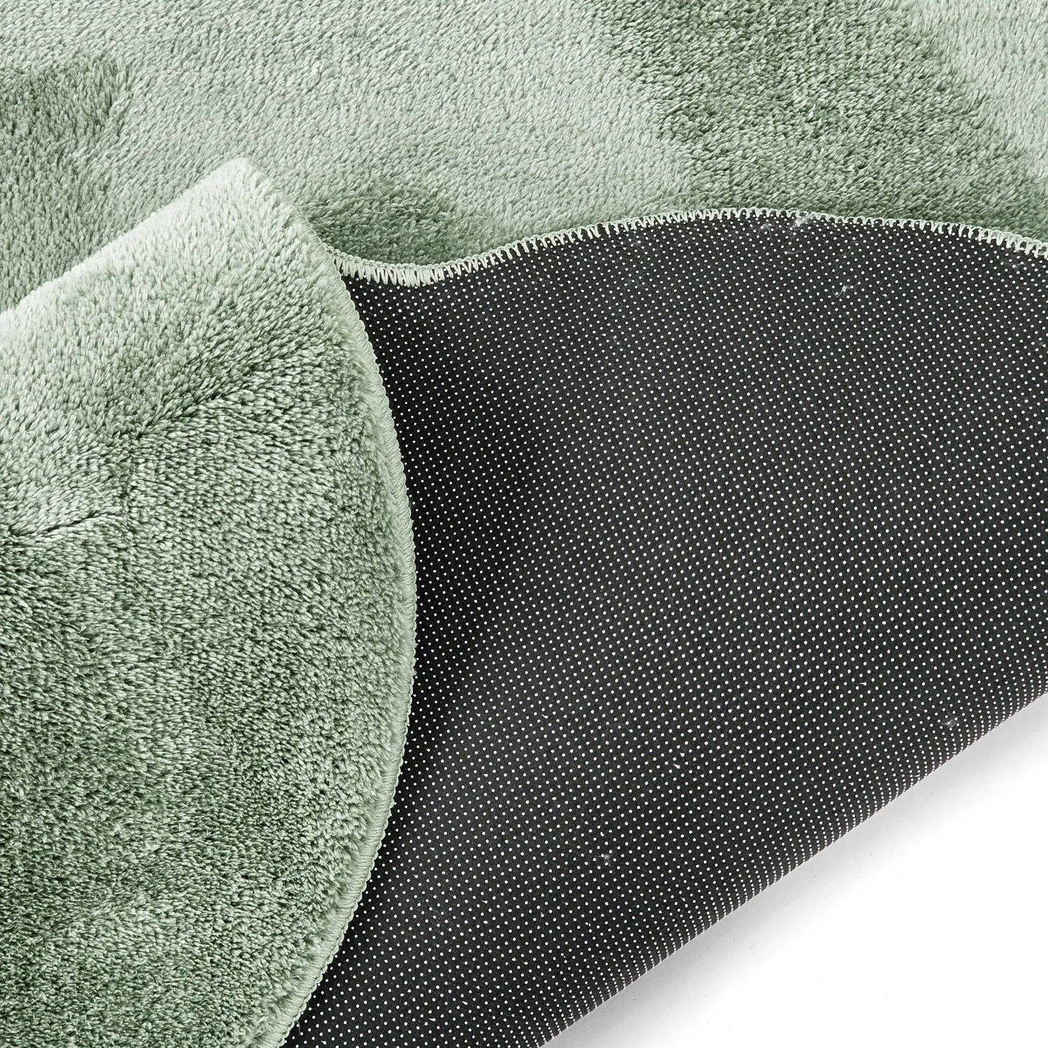 Bølget ryeteppe - Aranga Super Soft Fur (grønn)