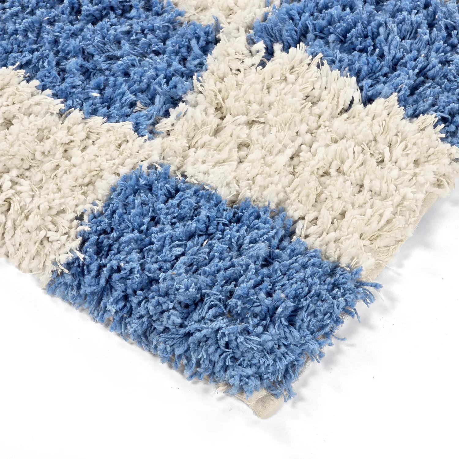 Ryetepper - Atrani Natural Cotton Shaggy (blå)