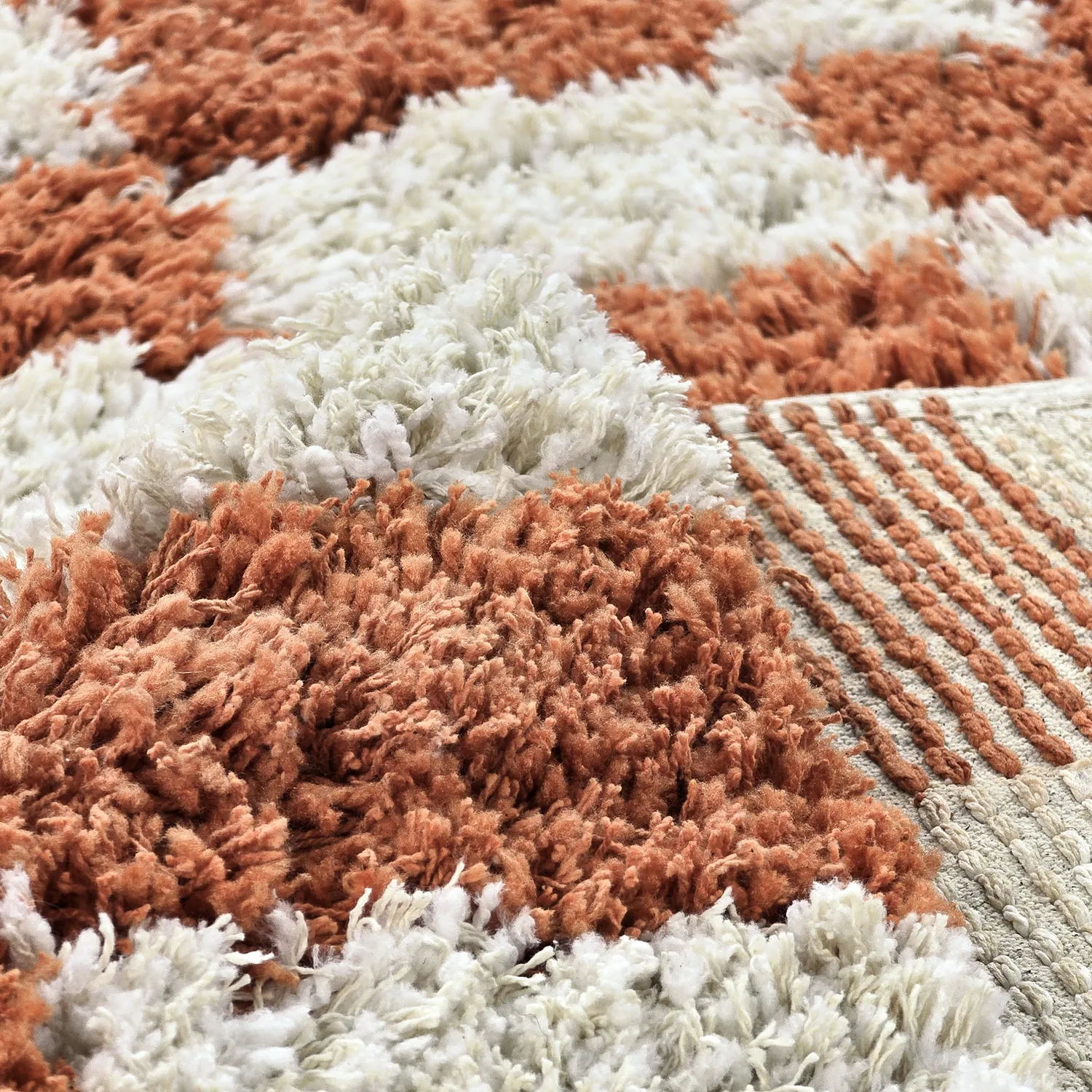 Ryetepper - Atrani Natural Cotton Shaggy (oransje)