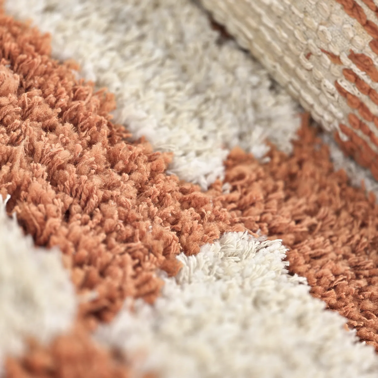 Ryetepper - Atrani Natural Cotton Shaggy (oransje)