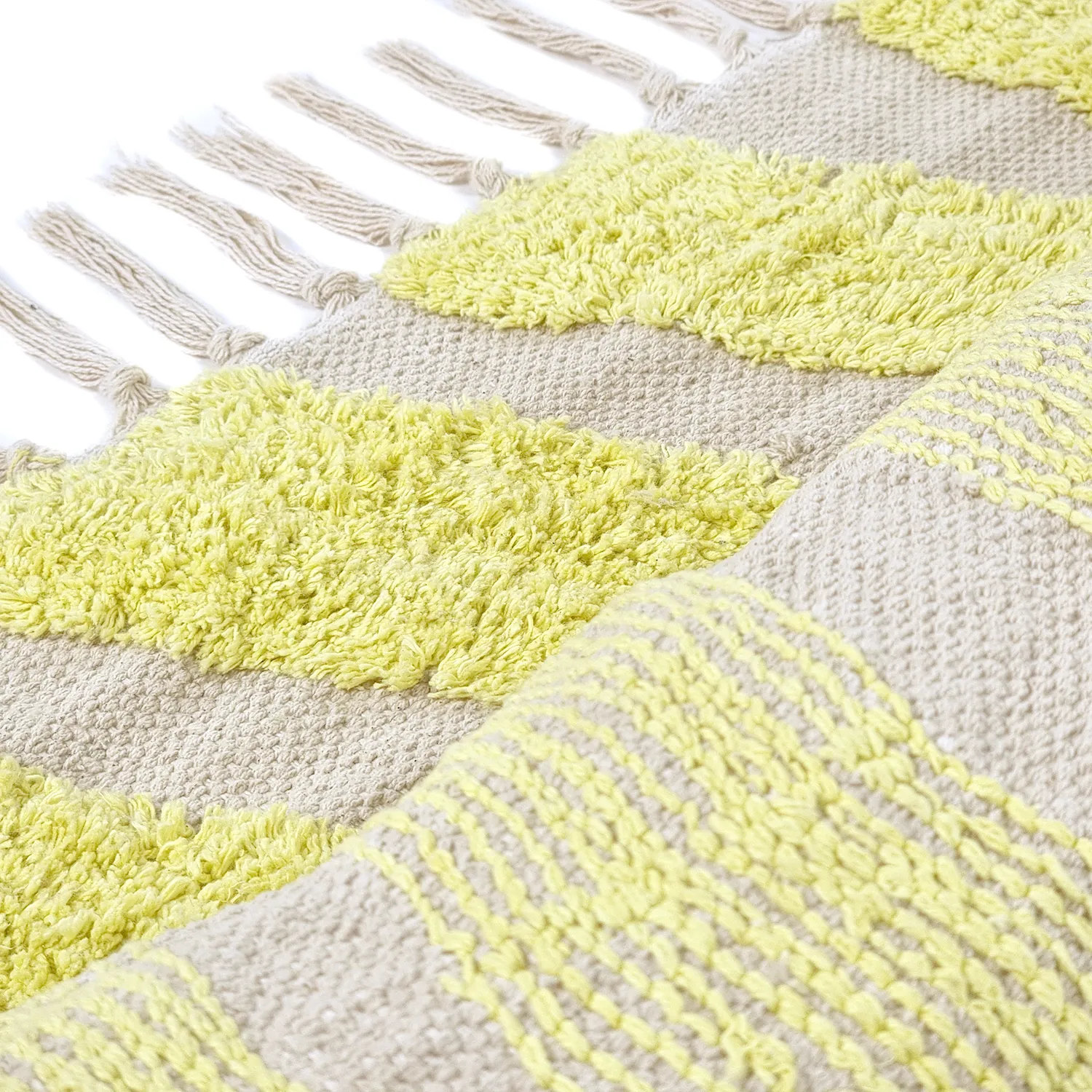 Ryetepper - Callista Natural Cotton Shaggy (gul)