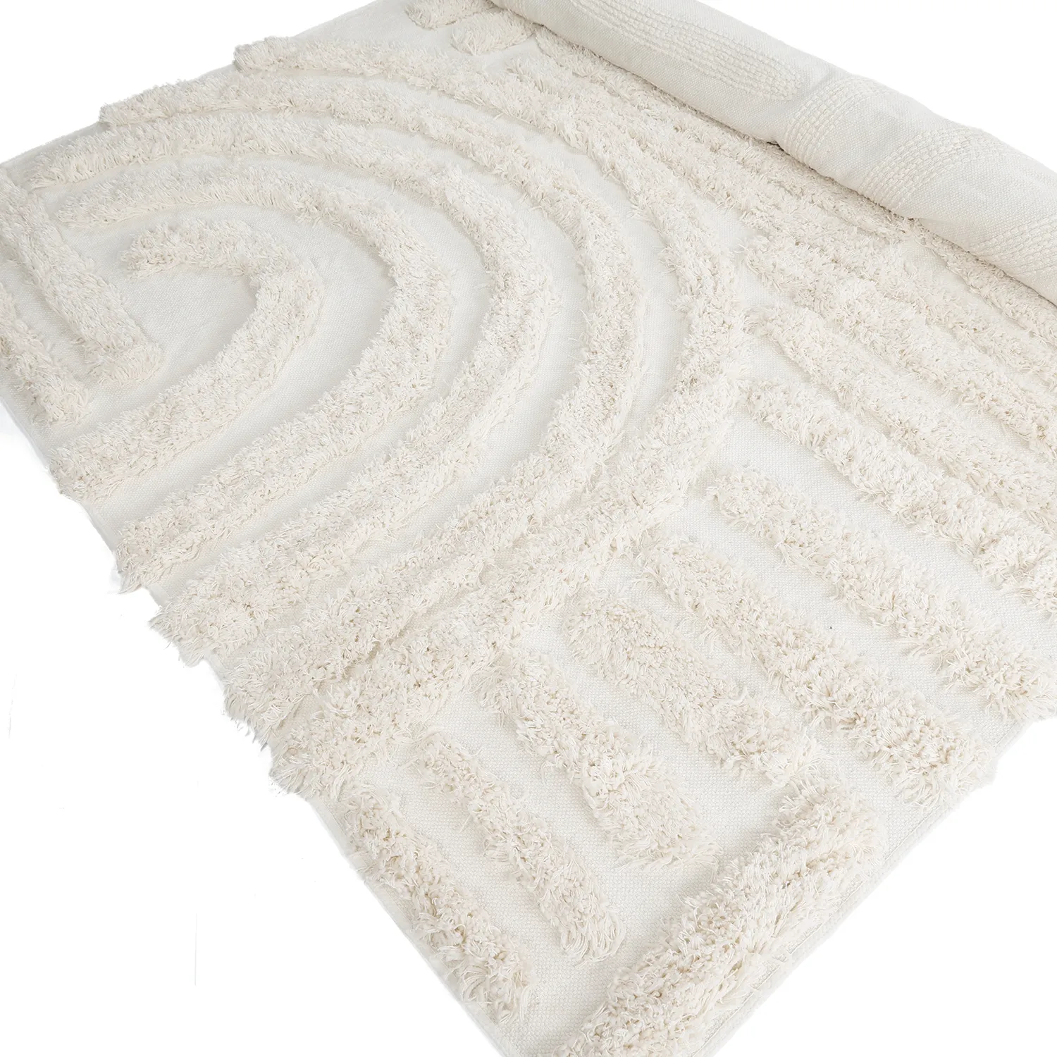 Ryetepper - Cazorla Natural Cotton Shaggy (off-white)