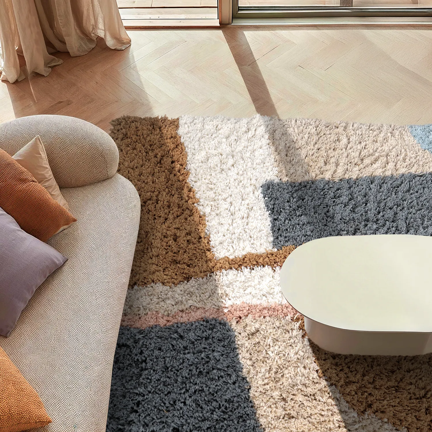 Ryetepper - Cefalu Natural Cotton Shaggy (multi)
