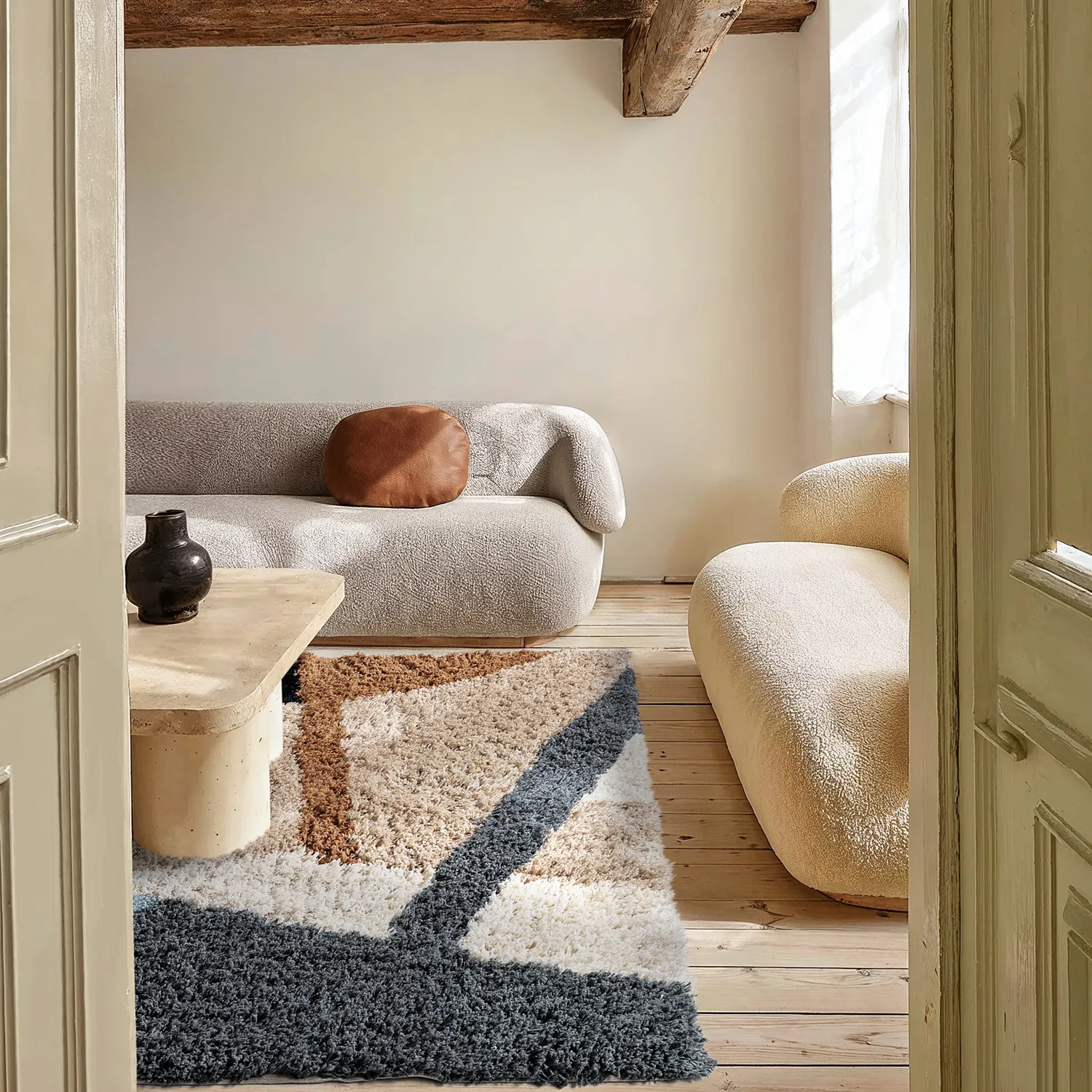Ryetepper - Cefalu Natural Cotton Shaggy (multi)