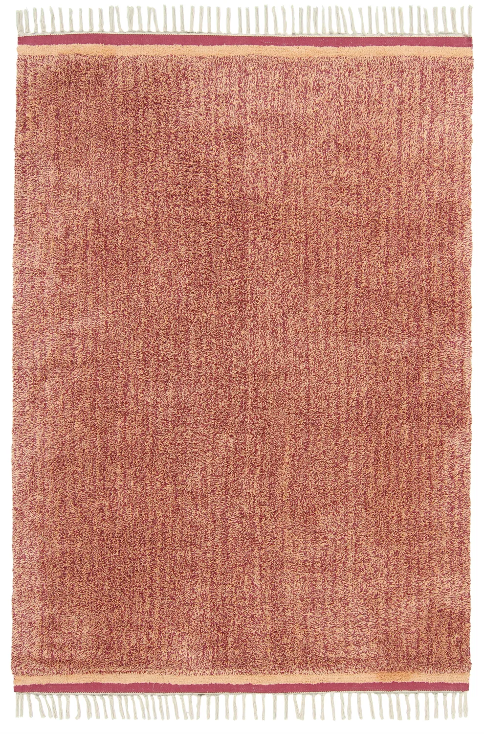 Ryetepper - Celina Natural Cotton Shaggy (rød)