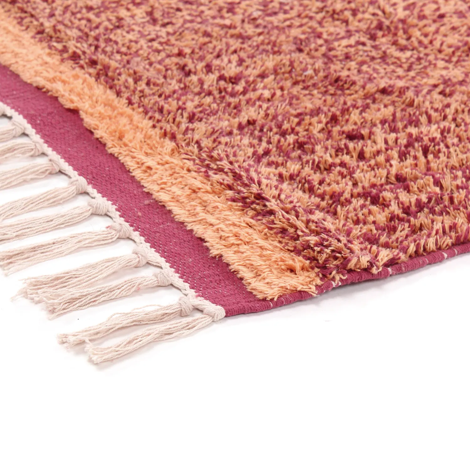 Ryetepper - Celina Natural Cotton Shaggy (rød)