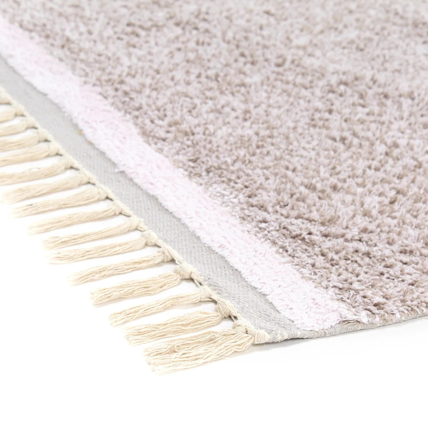 Ryetepper - Celina Natural Cotton Shaggy (taupe/lavendel)