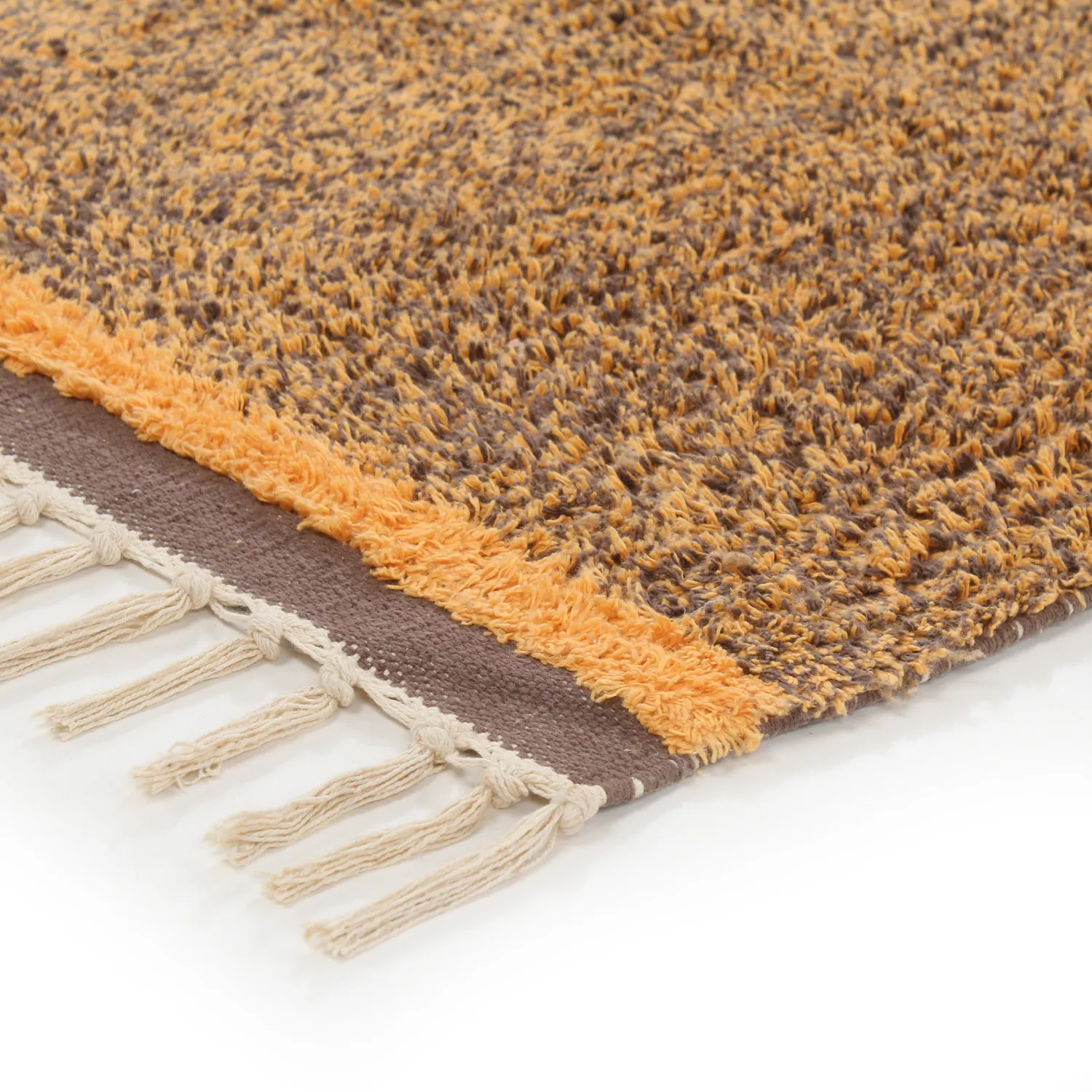 Ryetepper - Celina Natural Cotton Shaggy (brun/oransje)