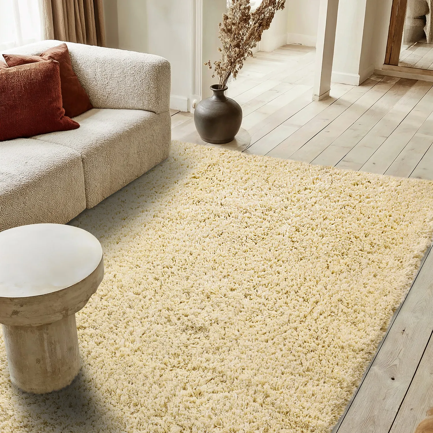 Ryetepper - Combarro Solid Cotton Shaggy (lysegul)
