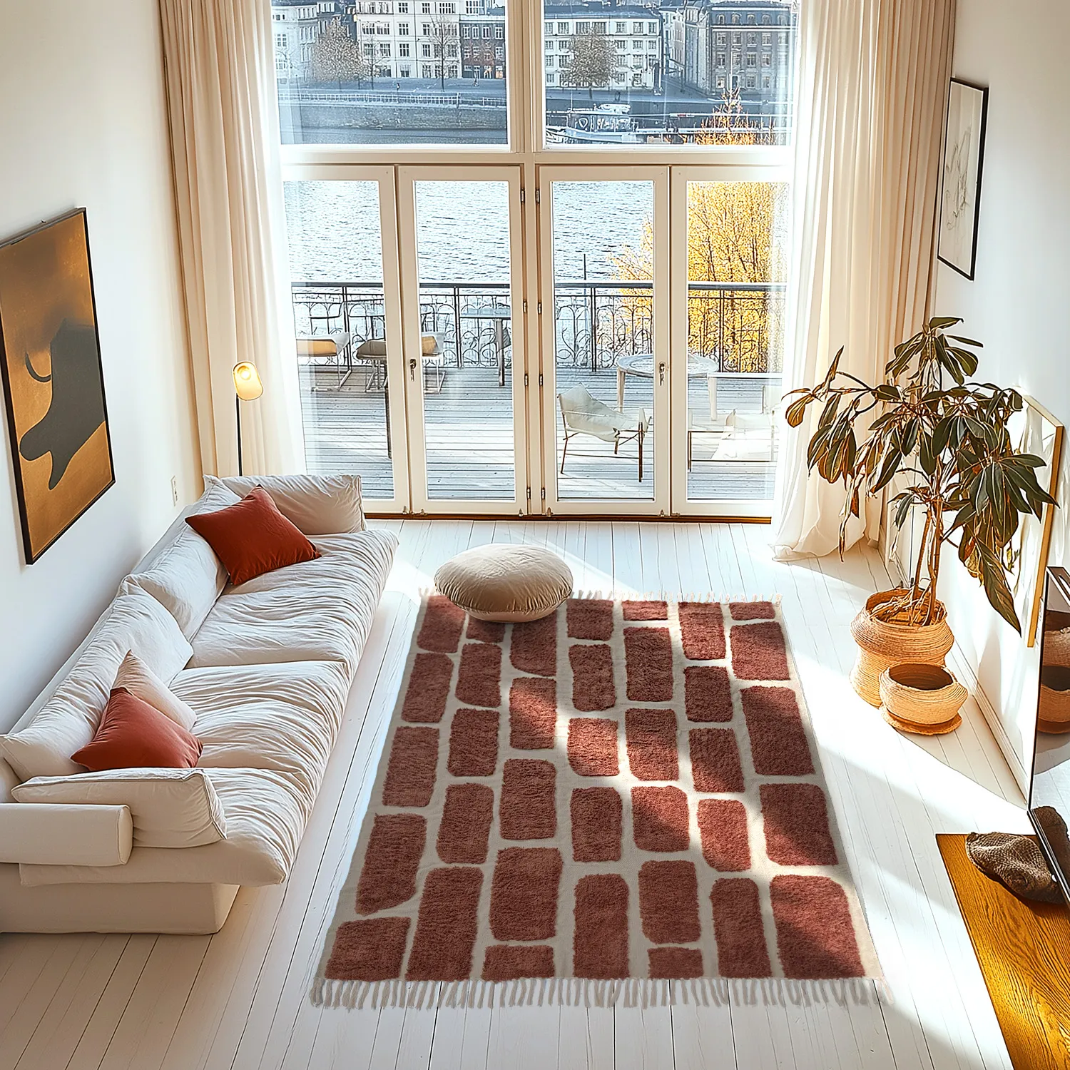 Ryetepper - Cyrus Natural Cotton Shaggy (brun)