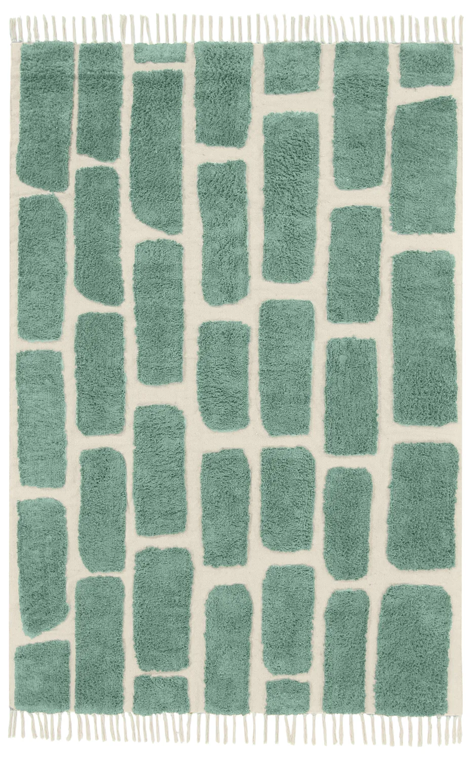 Ryetepper - Cyrus Natural Cotton Shaggy (grønn)