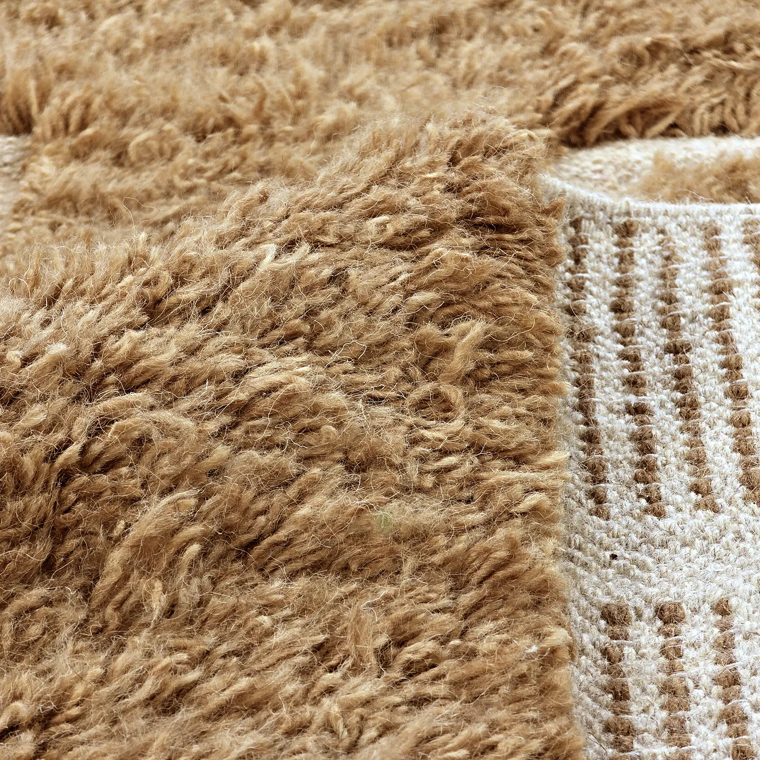 Ryetepper - Kiberg Hand Woven Wool Shaggy (beige)