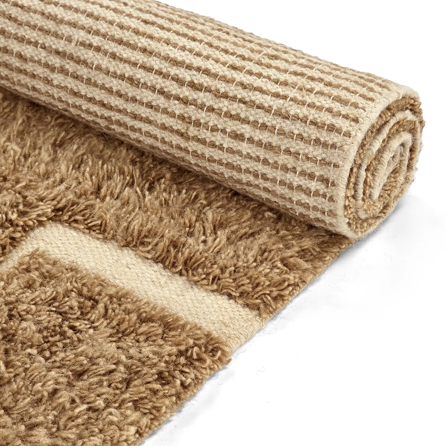 Ryetepper - Kiberg Hand Woven Wool Shaggy (beige)