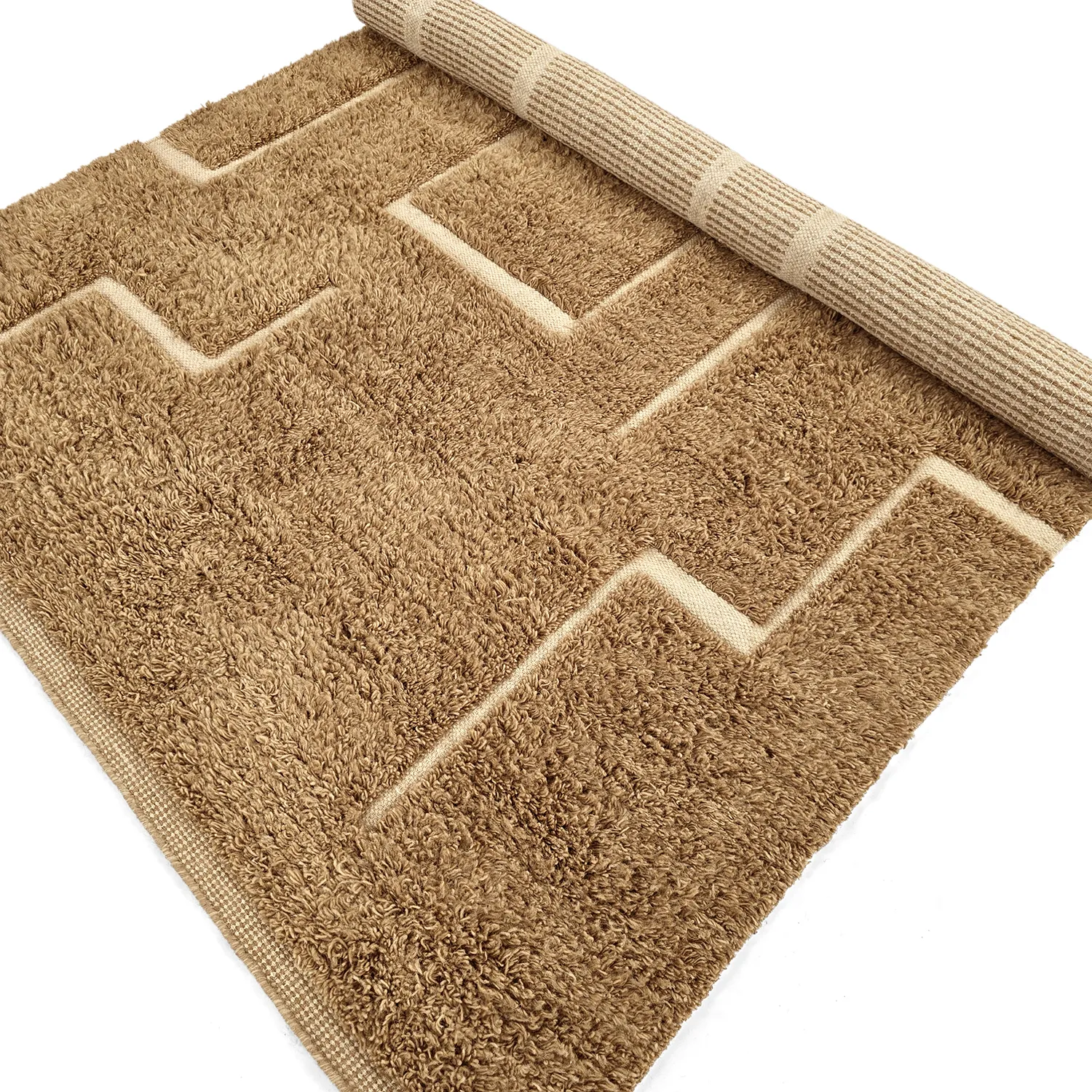 Ryetepper - Kiberg Hand Woven Wool Shaggy (beige)