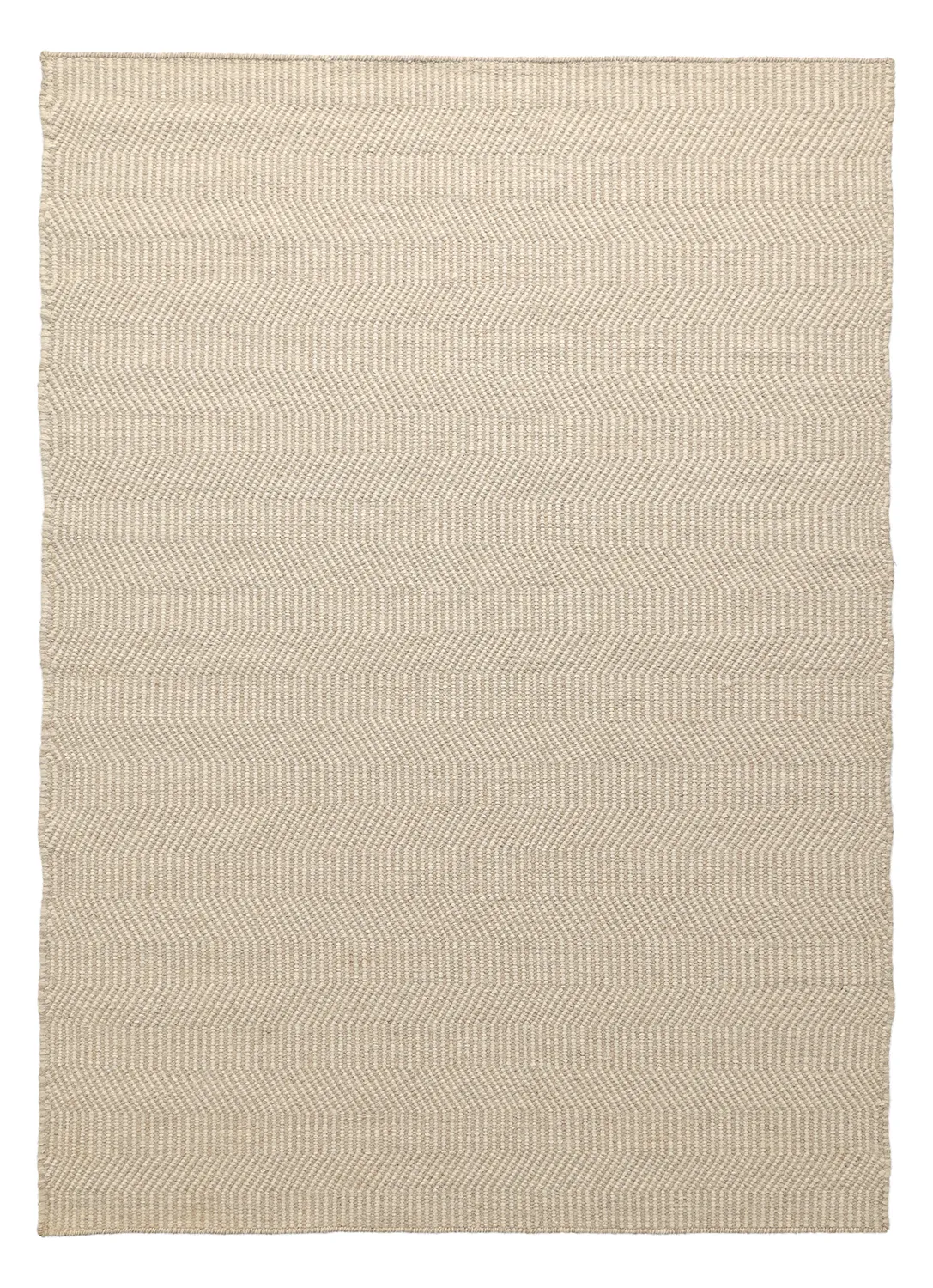 Ullteppe - Larkana (beige/hvit)