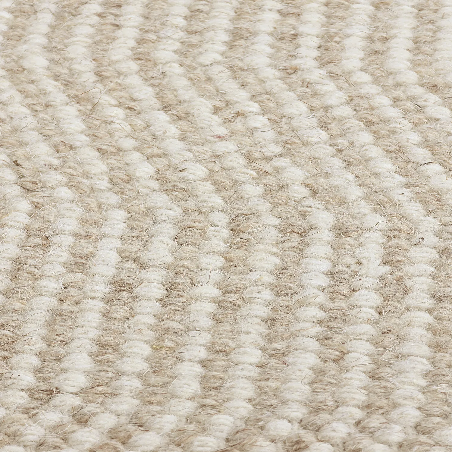 Ullteppe - Larkana (beige/hvit)