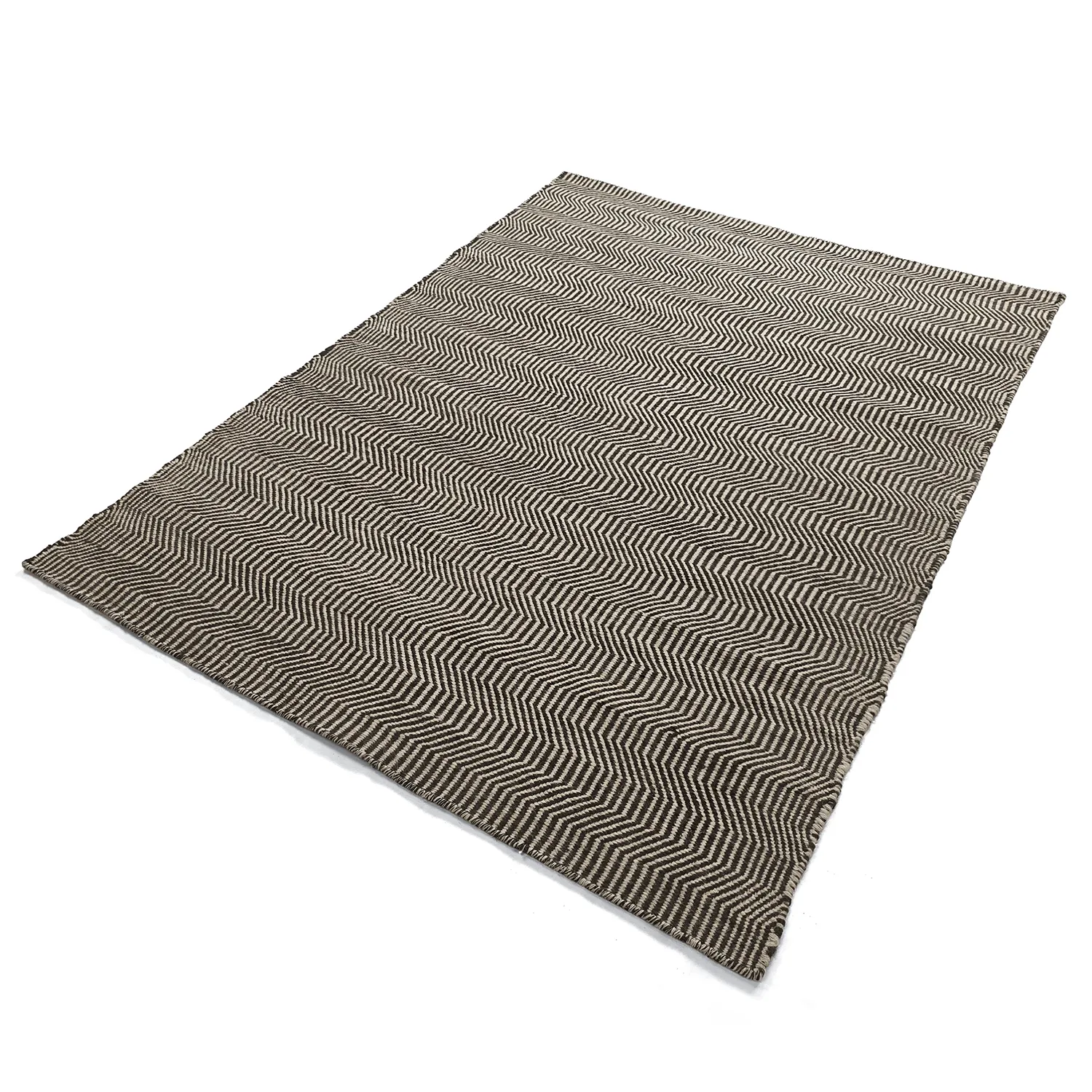 Ullteppe - Larkana (beige/svart)