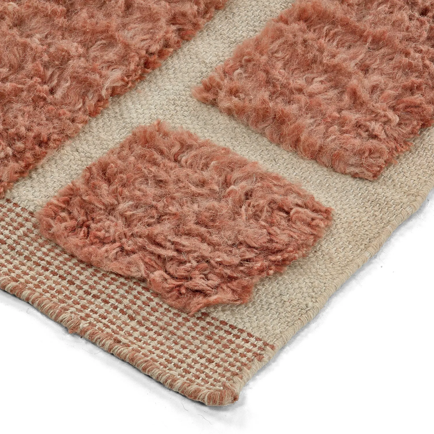 Ryetepper - Leknes Hand Woven Wool Shaggy (terrakotta)