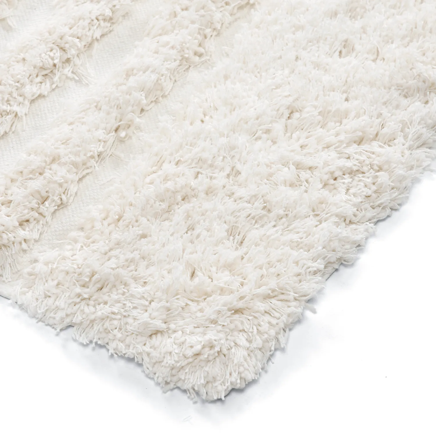 Ryetepper - Lindos Natural Cotton Shaggy (hvit)