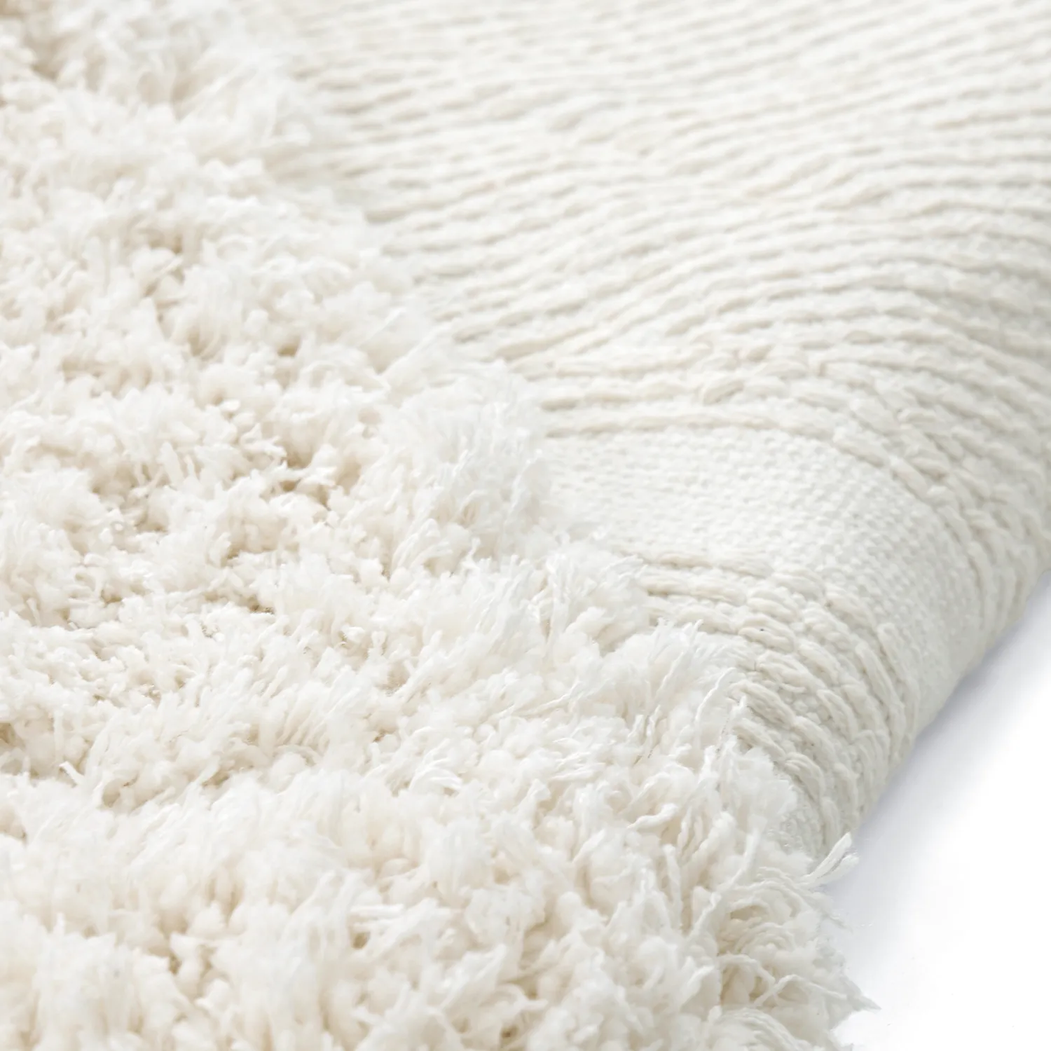 Ryetepper - Lindos Natural Cotton Shaggy (hvit)