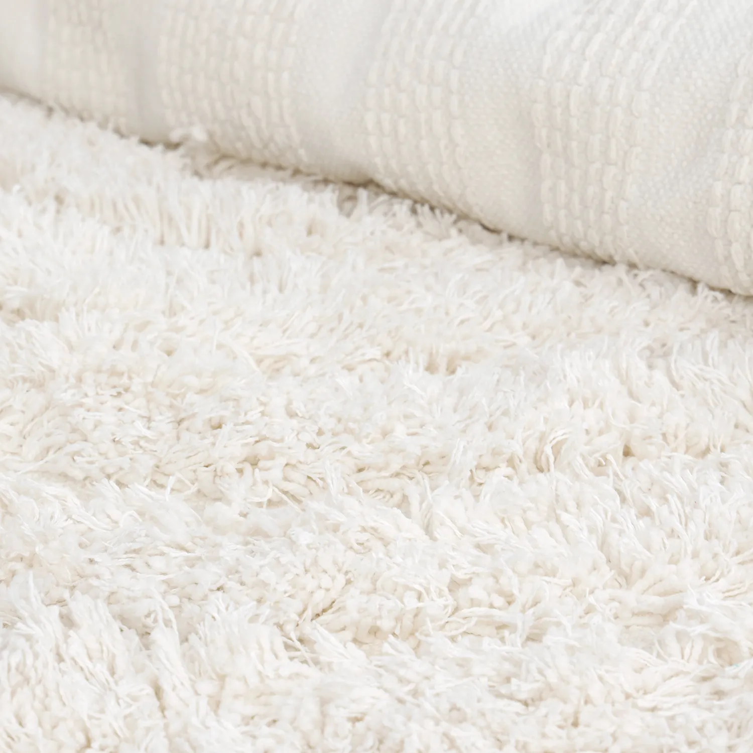 Ryetepper - Lindos Natural Cotton Shaggy (hvit)