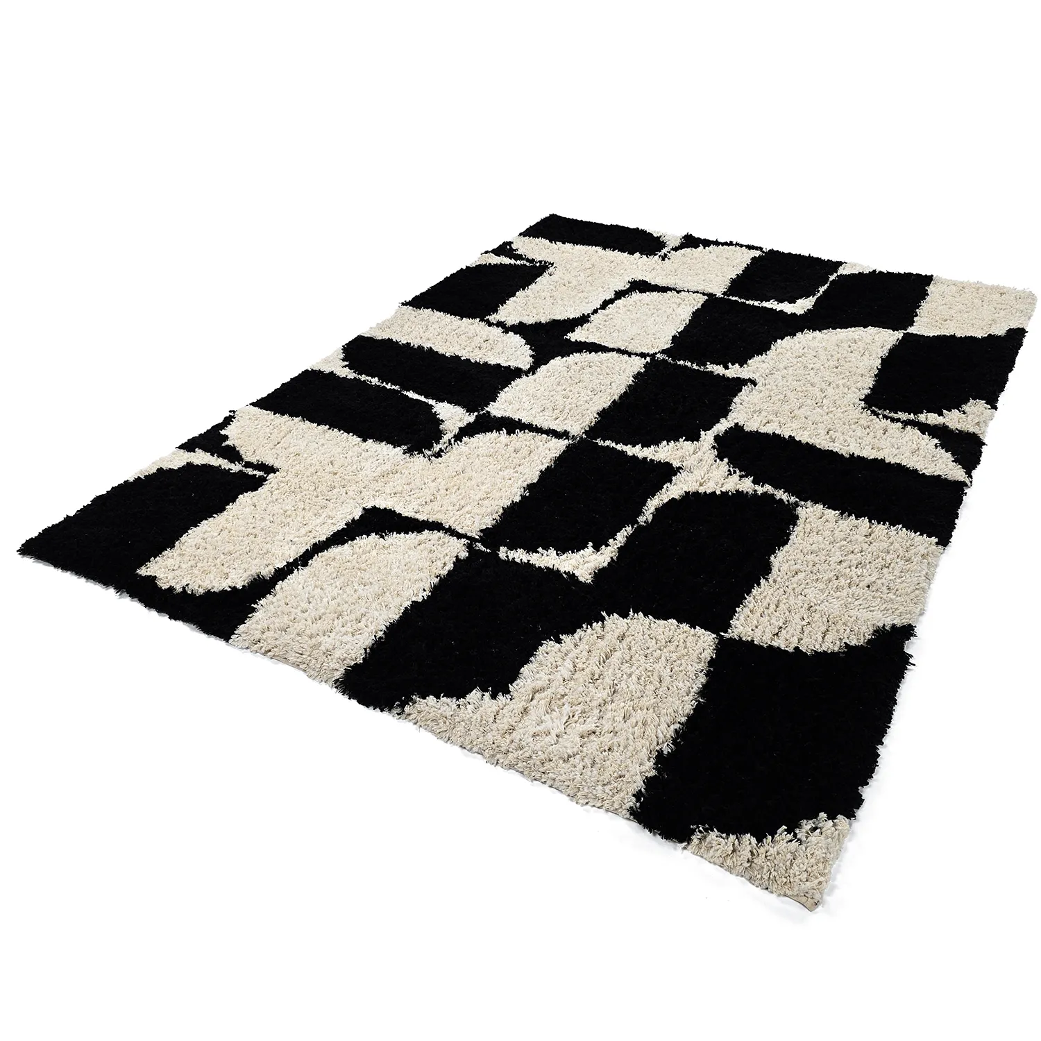 Ryetepper - Marvao Natural Cotton Shaggy (offwhite/svart)