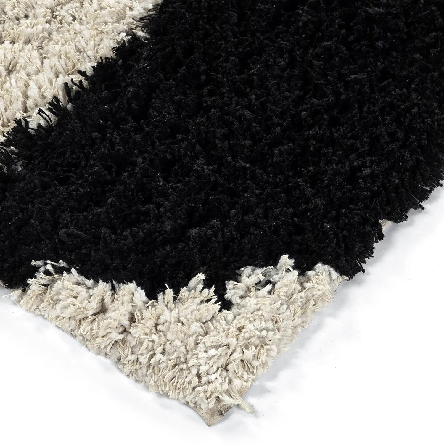 Ryetepper - Marvao Natural Cotton Shaggy (offwhite/svart)