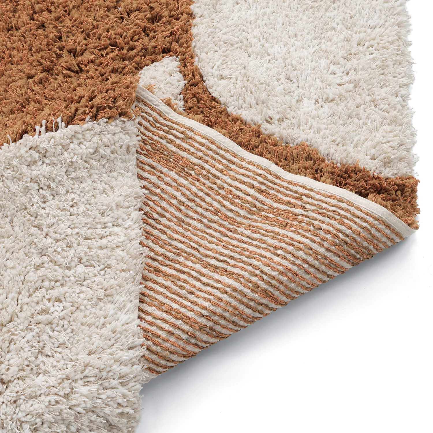 Ryetepper - Kalymnos Natural Cotton Shaggy (offwhite/okergul)