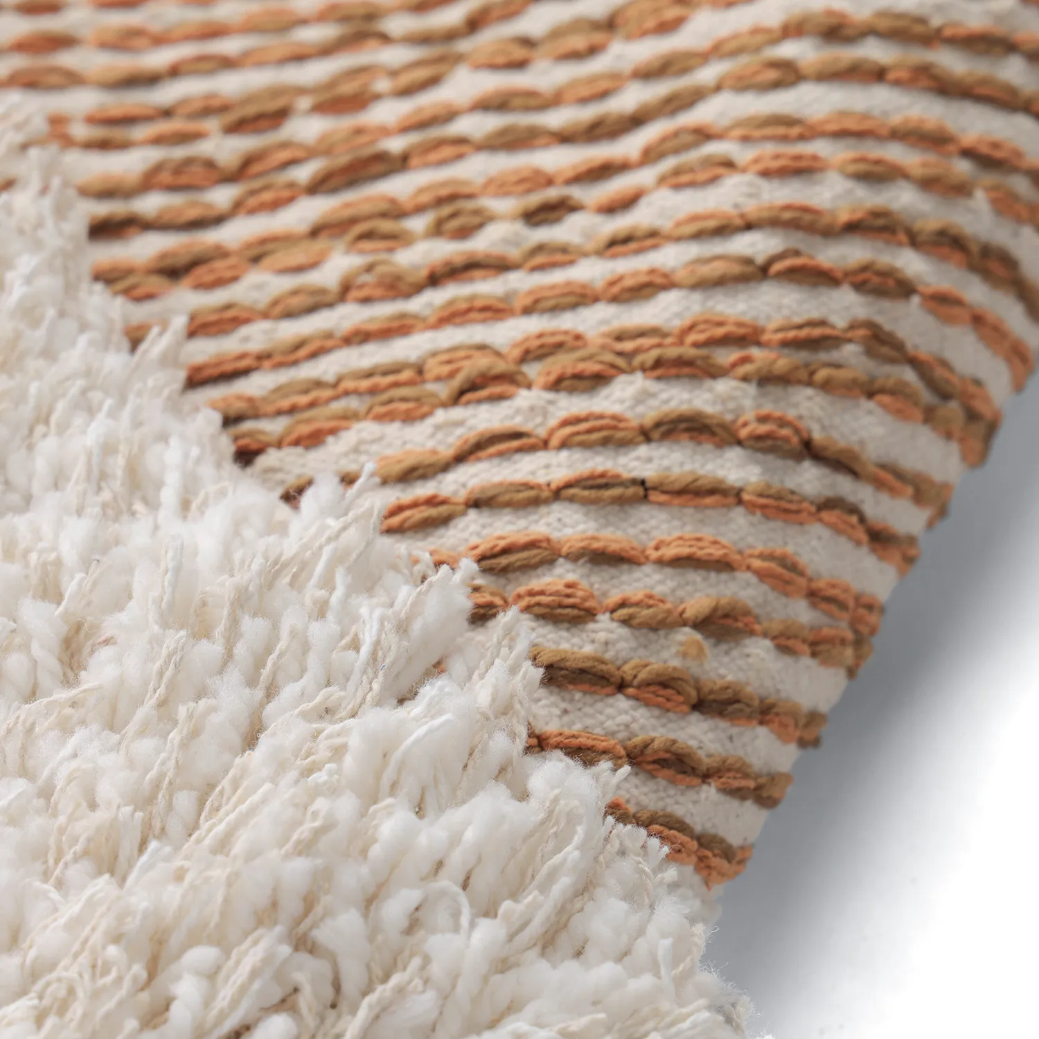 Ryetepper - Kalymnos Natural Cotton Shaggy (offwhite/okergul)