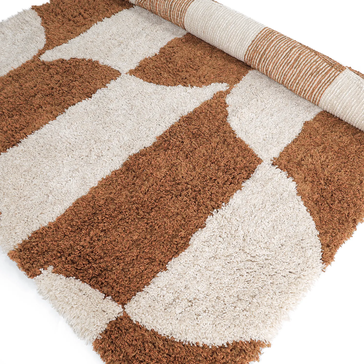 Ryetepper - Kalymnos Natural Cotton Shaggy (offwhite/okergul)