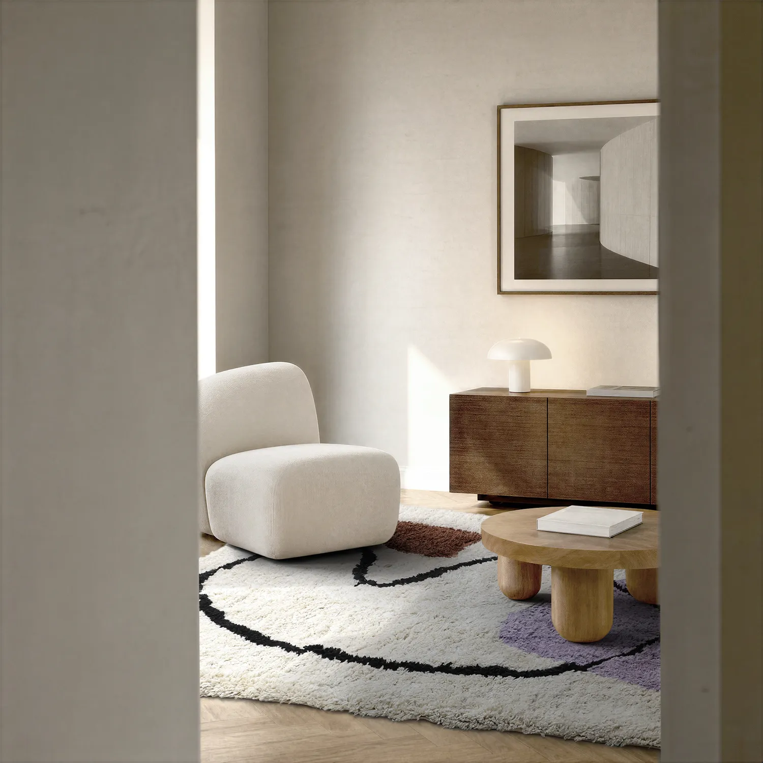 Ryetepper - Naousa Natural Cotton Shaggy (multi)
